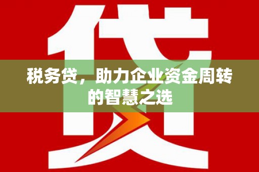 全椒税务贷，助力企业资金周转的智慧之选