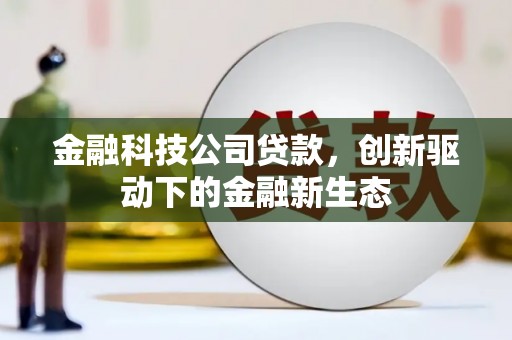 全椒金融科技公司贷款，创新驱动下的金融新生态