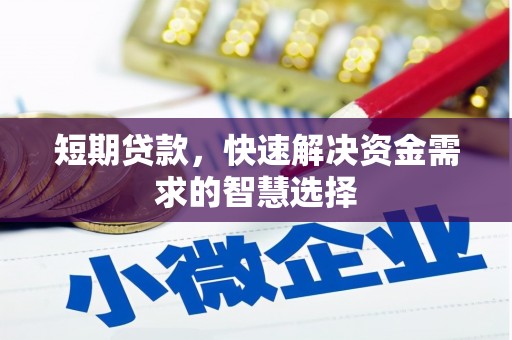 全椒短期贷款，快速解决资金需求的智慧选择