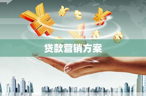 全椒贷款营销方案
