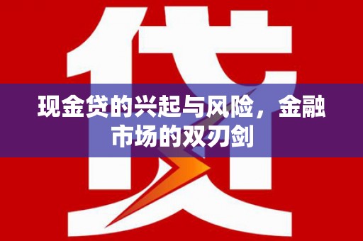 全椒现金贷的兴起与风险，金融市场的双刃剑