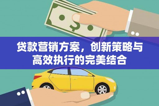 全椒贷款营销方案，创新策略与高效执行的完美结合