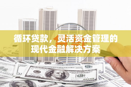 全椒循环贷款，灵活资金管理的现代金融解决方案