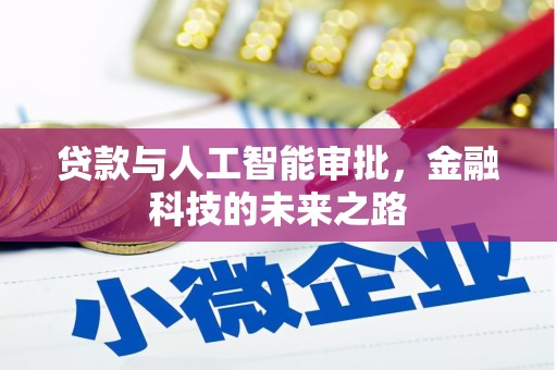 全椒贷款与人工智能审批，金融科技的未来之路