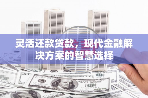 全椒灵活还款贷款，现代金融解决方案的智慧选择