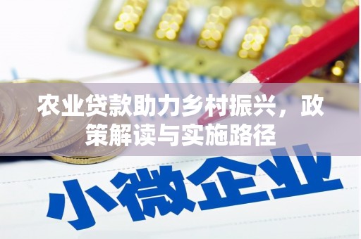 全椒农业贷款助力乡村振兴，政策解读与实施路径
