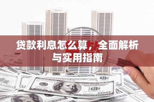 全椒贷款利息怎么算，全面解析与实用指南