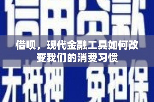 全椒借呗，现代金融工具如何改变我们的消费习惯