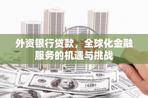 全椒外资银行贷款，全球化金融服务的机遇与挑战