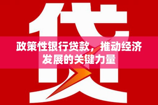 全椒政策性银行贷款，推动经济发展的关键力量