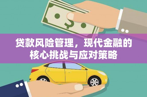 全椒贷款风险管理，现代金融的核心挑战与应对策略
