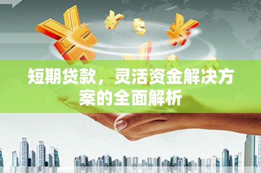 全椒短期贷款，灵活资金解决方案的全面解析
