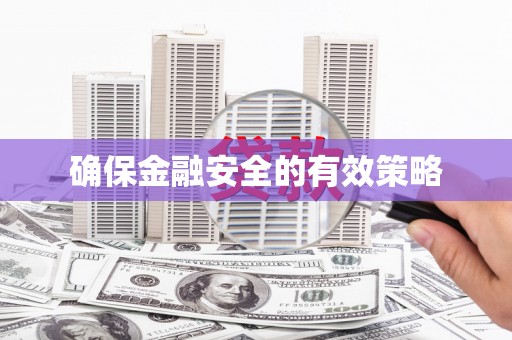 全椒确保金融安全的有效策略